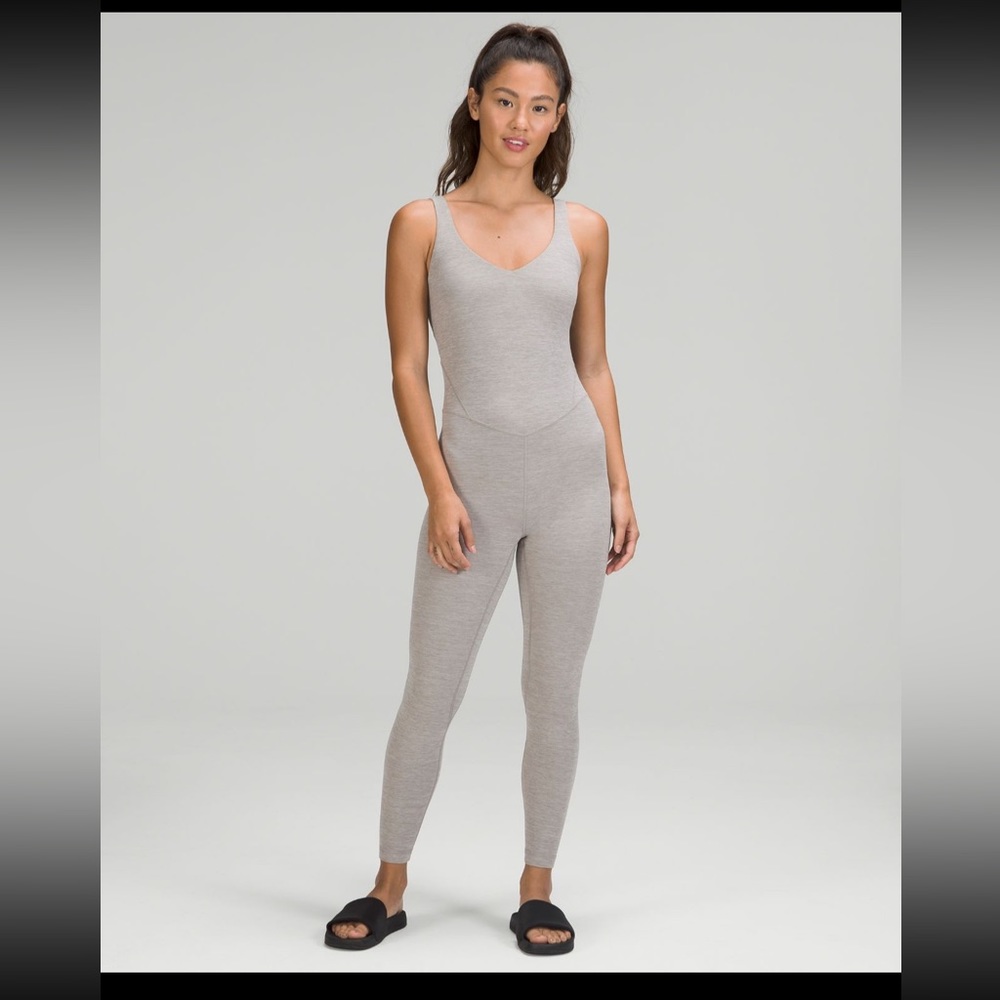 lululemon align bodysuit - gull grey